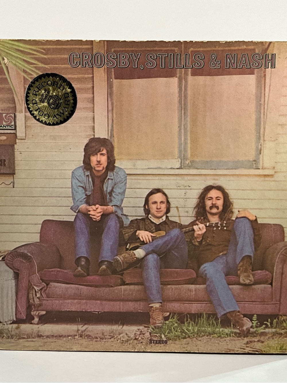 Crosby, Stills & Nash - Self Titled LP (1969) Atlantic SD 8229 W/Lyric Sheet